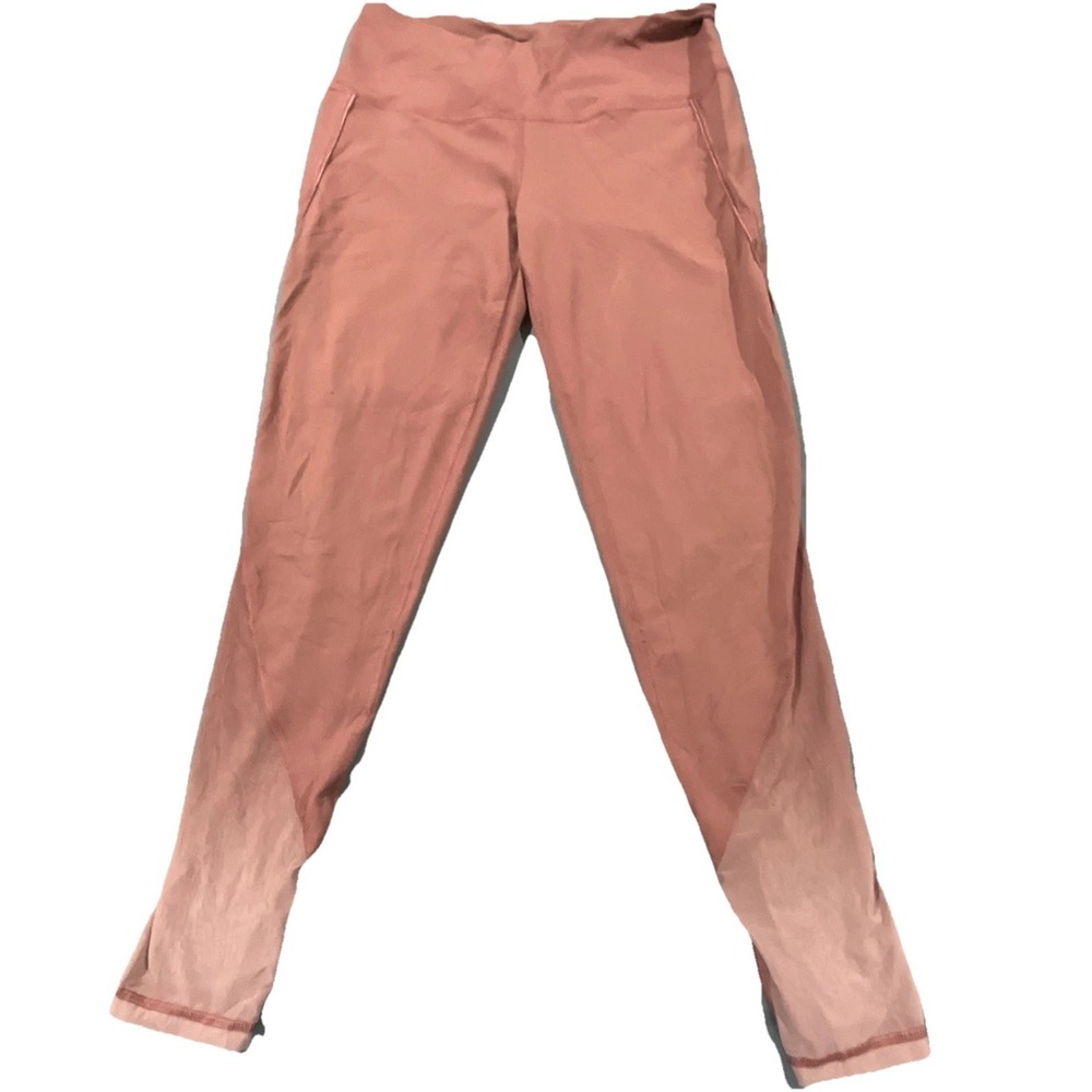 Victoria Sport Pink High Rise Ankle Leggings Women's M 28" Knockout Stretch
